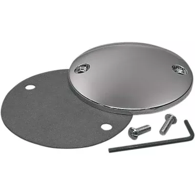 Ignition Cover For Harley-Davidson Spherical Radius Domed Points Cover Chrome