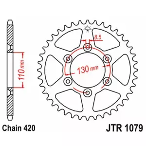 JT SprocketsMotorcycle crown 420