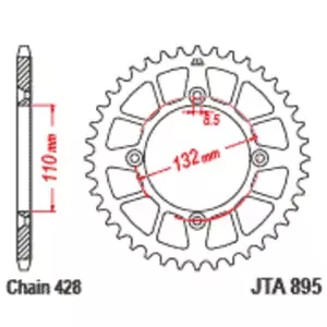 JT SprocketsMotorcycle crown 428