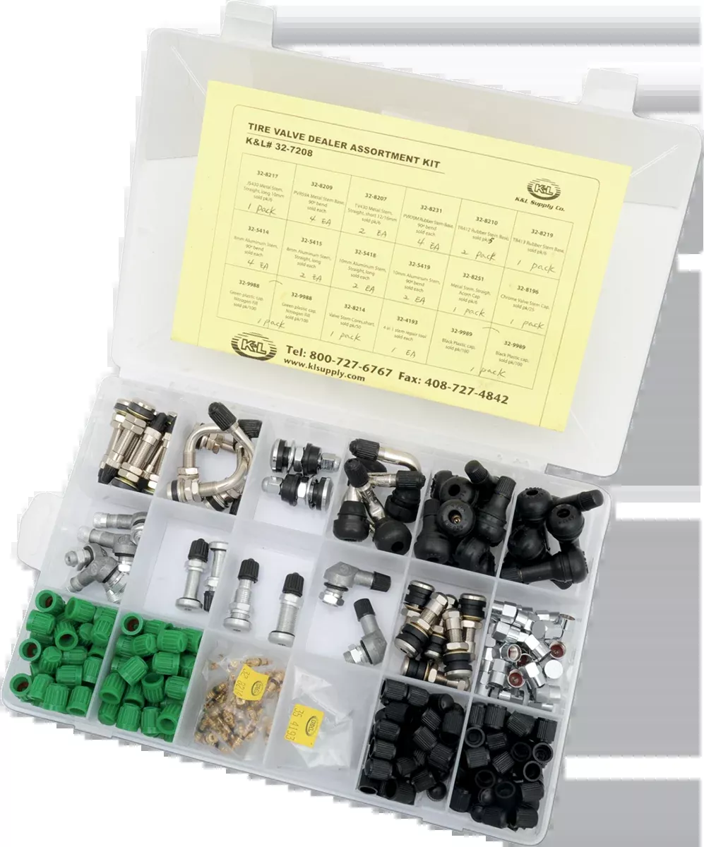 K&L SUPPLY VALVE STEM KIT VALVE STEM ASSORTMENT