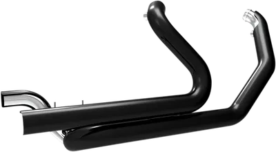 KHROME WERKS Aggressor 2-into-1-into-2 Header - Black 200800A
