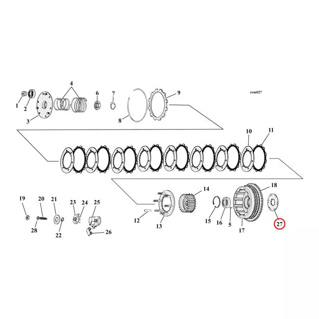 Kickstarter Ratchet For Harley-Davidson
