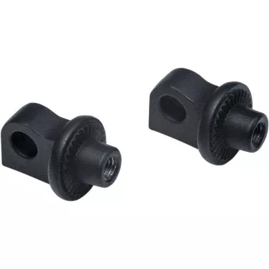 Kuryakyn 6775 Splined Adapter Mounts Black For Harley-Davidson