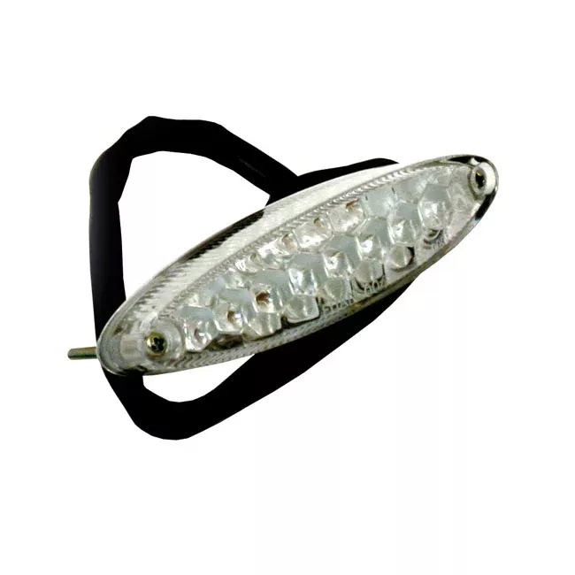 LED Mini Taillight (WHITE Lens) Ec For Harley-Davidson