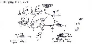 Lifan KP200 Side cover rubber ring-1