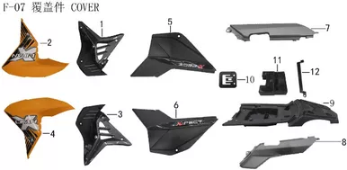 Lifan X-Pect 200 Fuse Box Bracket