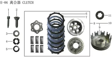 Lifan X-Pect Engine Clutch Driven Plate