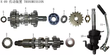 Lifan X-Pect EngineCountershaft Combination
