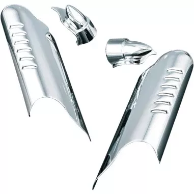 LOWER FORK LEG DEFLECTOR SHIELDS FOR HARLEY-DAVIDSON