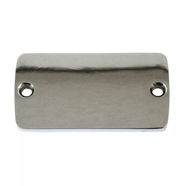 Master Cyl. Cover. Plain Chrome For Harley-Davidson