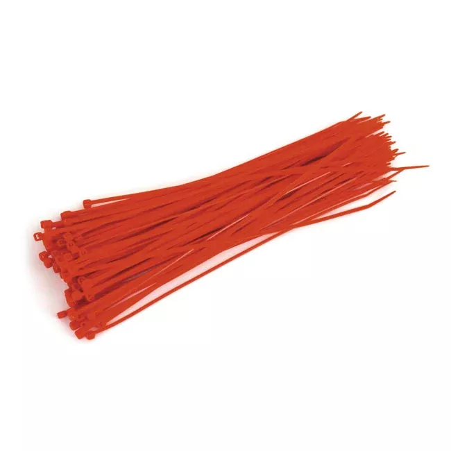 MCS Cable Straps. 11.5" (29cm). Red for Harley Davidson