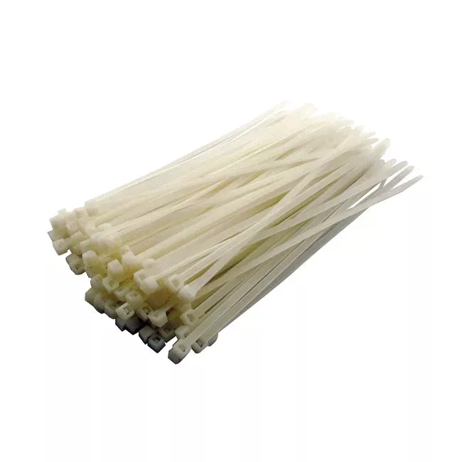 MCS Cable Straps. 8" (20cm). White for Harley Davidson