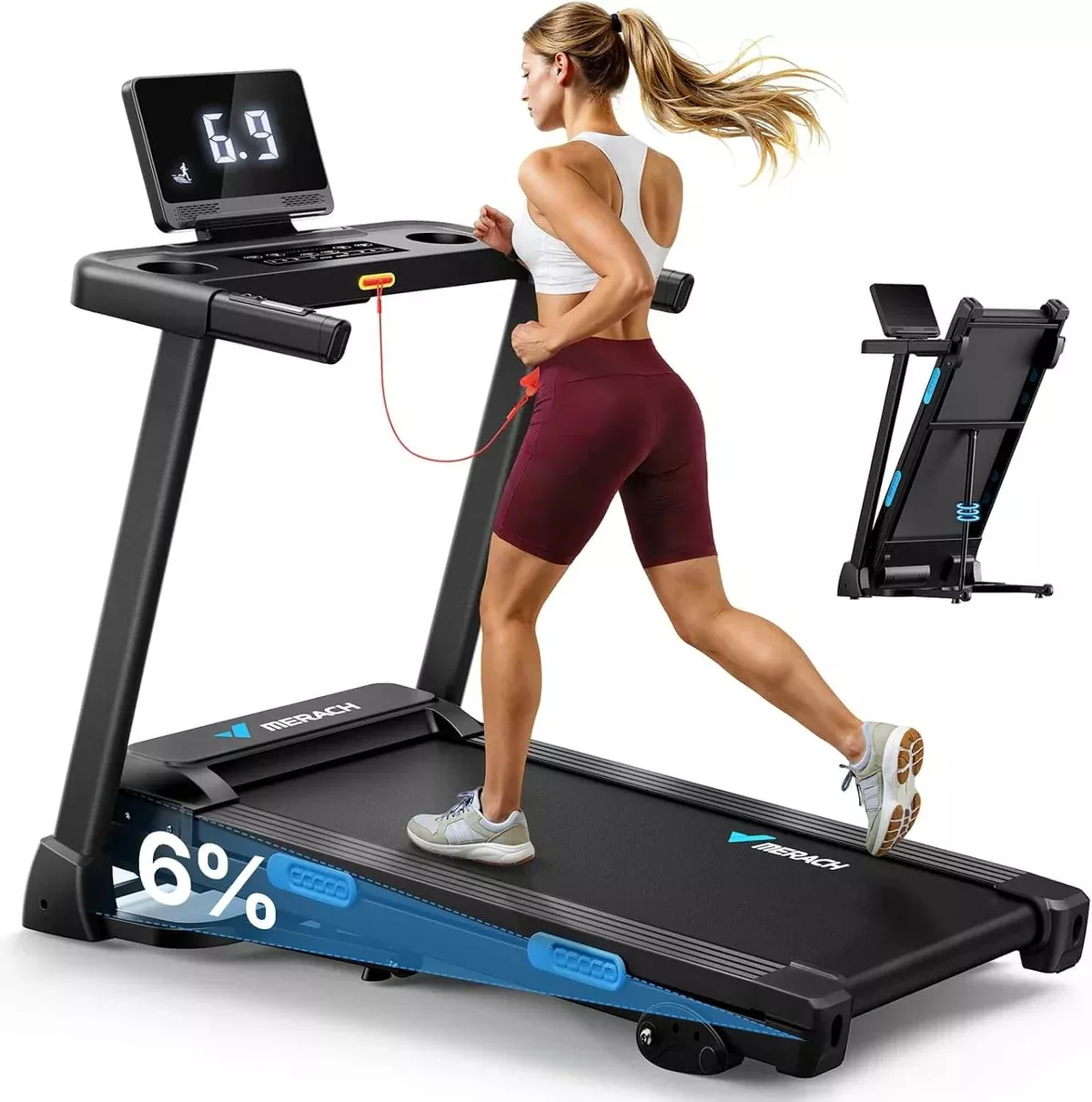 MERACH MR-T12 Running Incline Foldable Treadmill