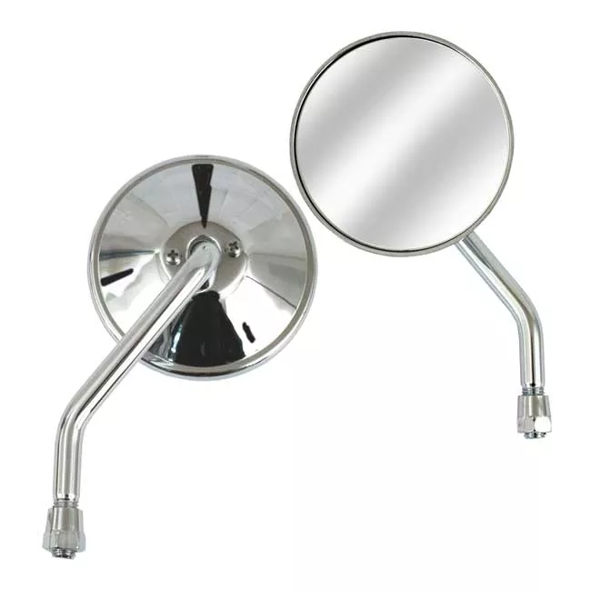 Mirror Round Custom 10mm, Left For Harley-Davidson