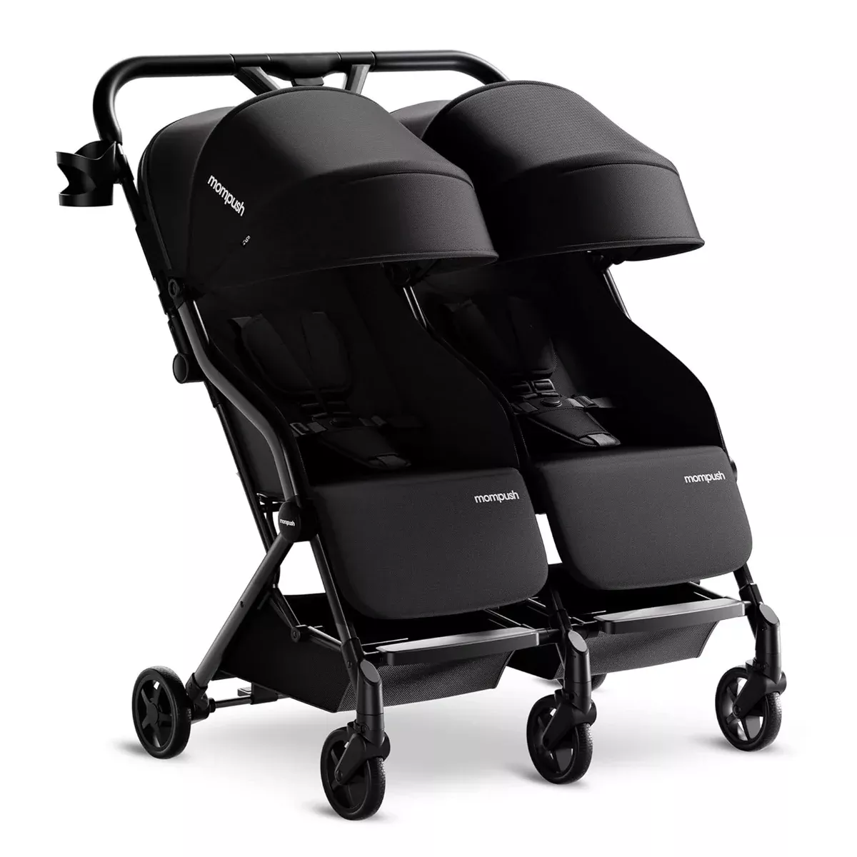 Mompush LITHE Double Newborn and Toddler Folding Stroller