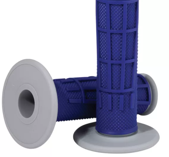Moose Racing Comp Diamond Half-Waffle Grips (Blue)