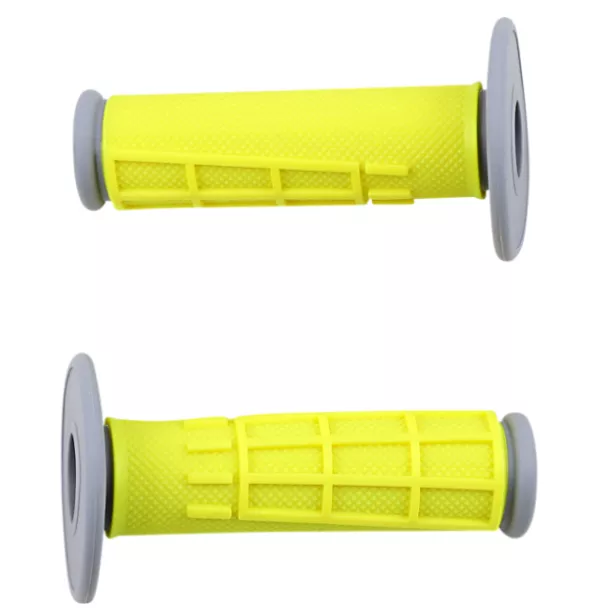 Moose Racing Compound Diamond Half-Waffle Grips (Yellow)
