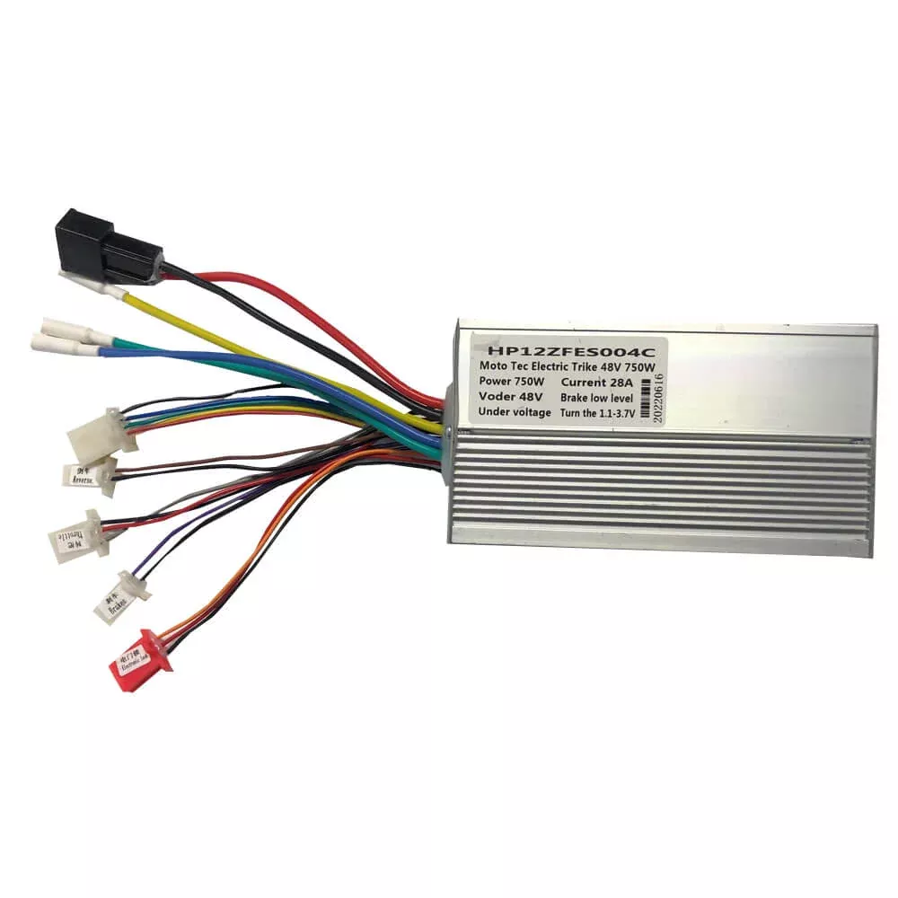 MotoTec Replacement ELECTRONIC CONTROLLER for 750W 48V Electric Trike