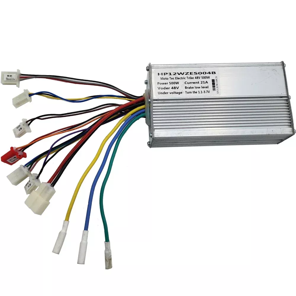 MotoTec Replacement ELECTRONIC CONTROLLER V4 for 500W 48V Electric Trike