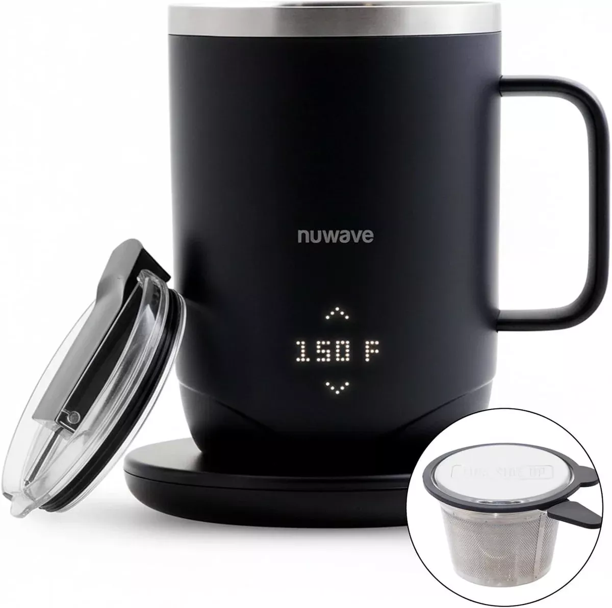 Nuwave Self Heating Coffee Mug with Charging Base
