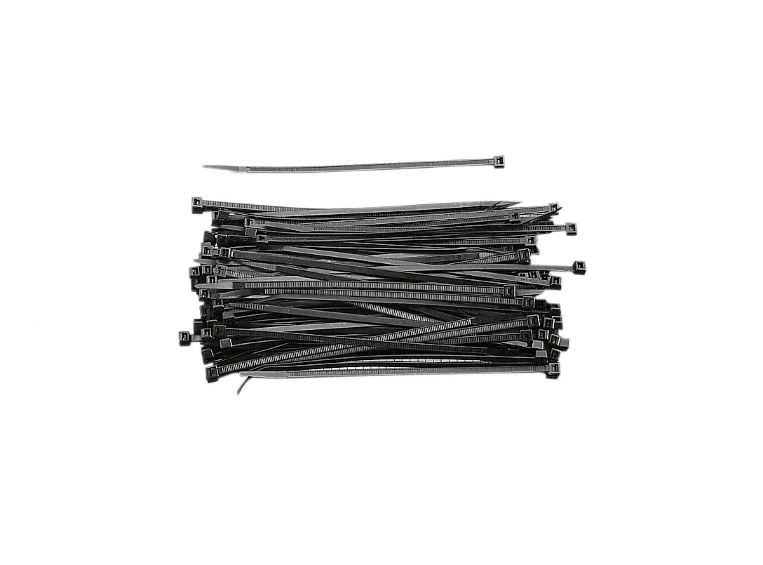 Pack of 100 10cm Nylon Cable Ties for Workshop