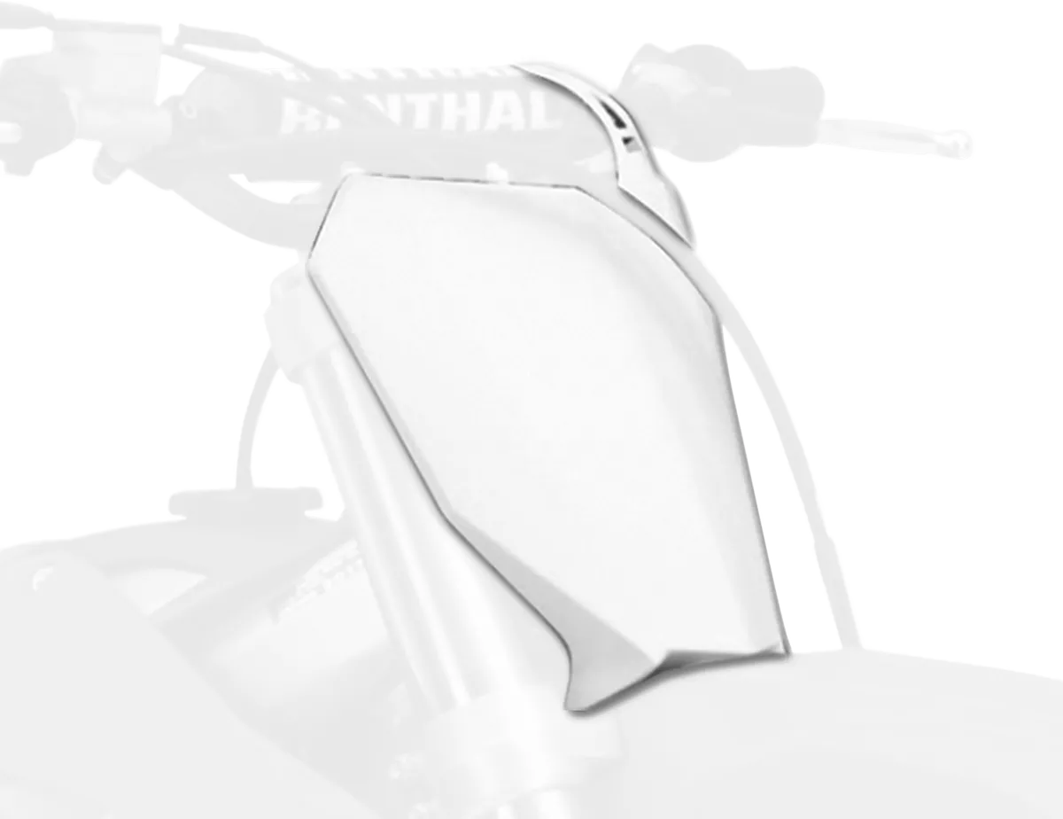 POLISPORT Number Plate for Honda CRF 250/450 R/RX - OEM White (Part #8667200002)