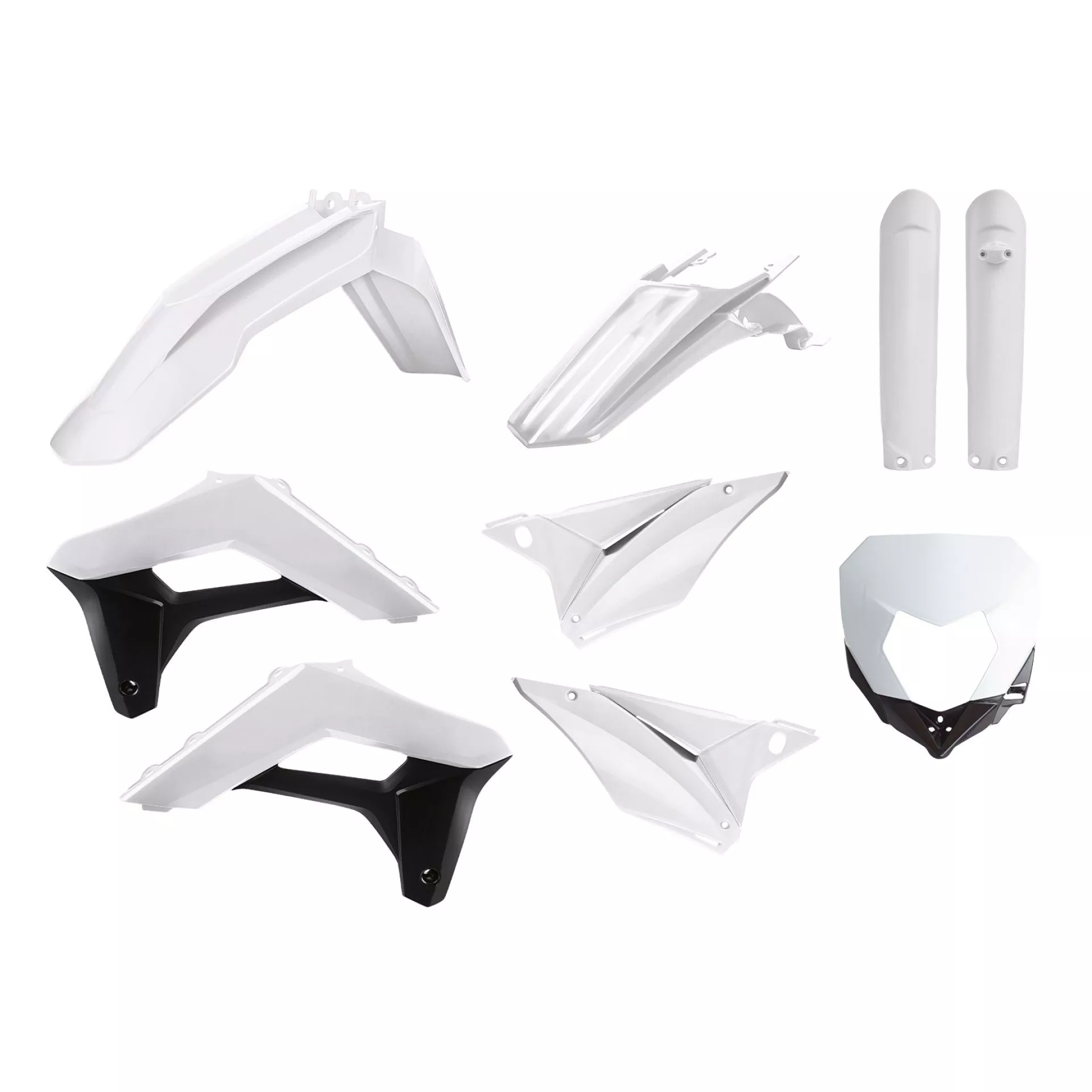 Polisport Plastic Kit (White) Sherco 17-21