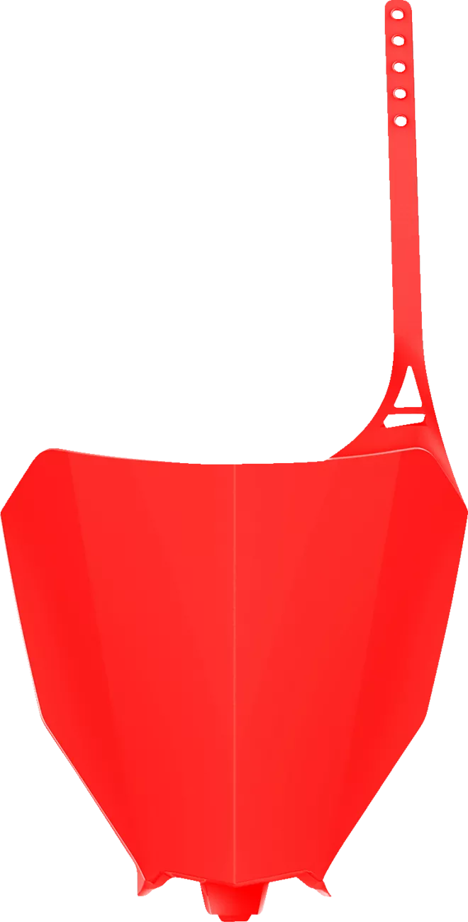 POLISPORT Restyle Number Plate for CR 125R/250R - Red | Part No. 8666300004