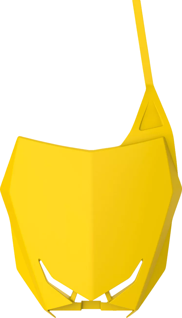 POLISPORT Restyle Number Plate in Yellow for RM 125/250 - Part #8666600004