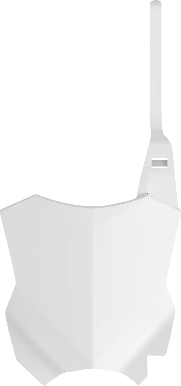 POLISPORT Restyle Number Plate for KX 125/450 - White | Part #8665900011