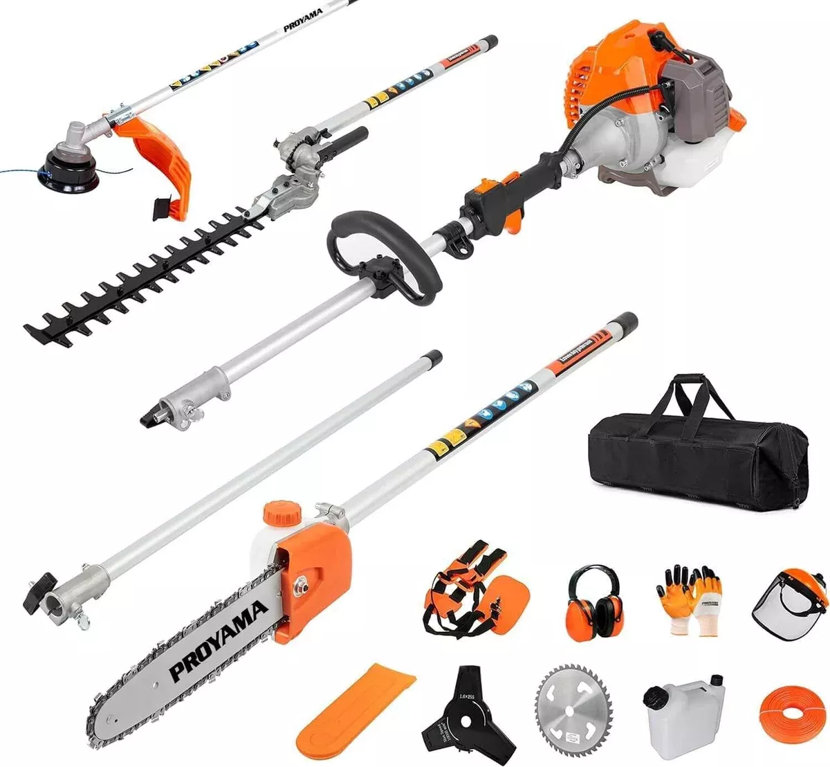 Proyama Multifunctional Gas Powered Hedge Trimmer