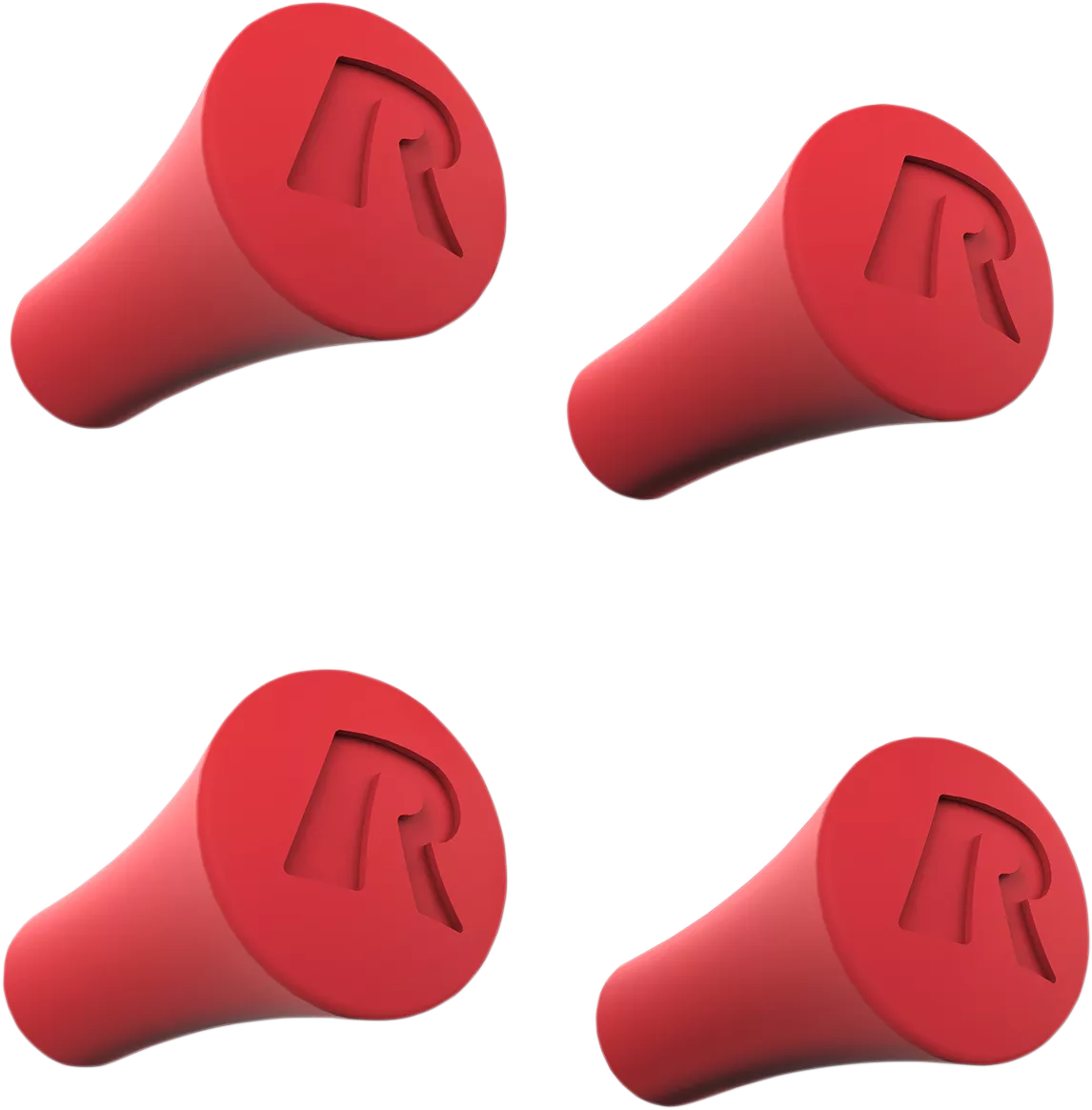 RAM Mounts X-Grip? Replacement Post Caps - Red (Part Number RAP-UNCAP4REDU)