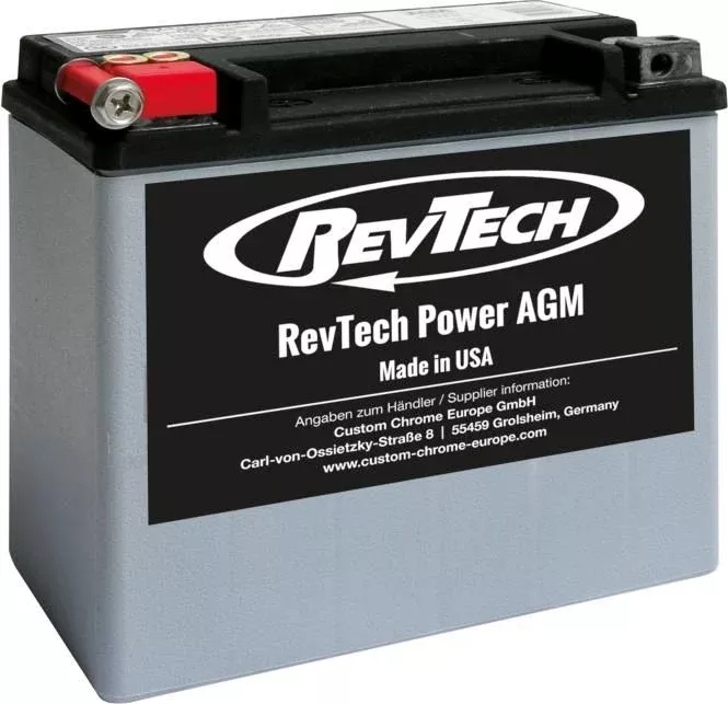 RevTech ETX16L High Performance AGM Battery for Harley-Davidson 1990-1996