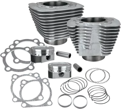 S&S CYCLE 1200cc Conversion Kit - XL883 - Silver 910-0688