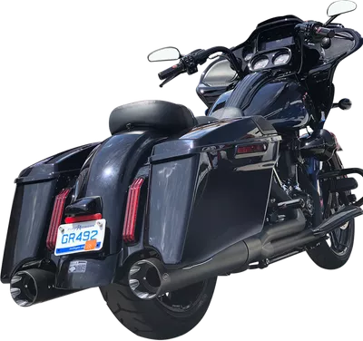 S&S CYCLE Shadow Muffler - Black 550-0830