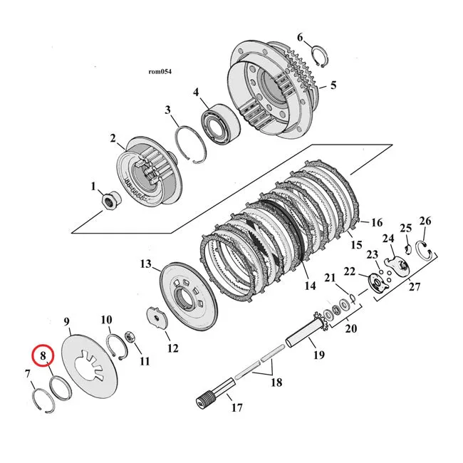Seat, Clutch Spring For Harley-Davidson