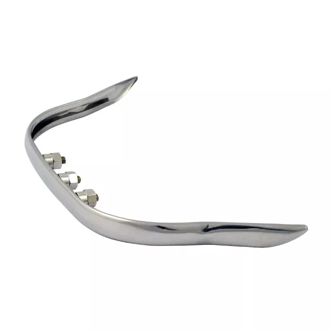Slim Chrome Lower Front Fender Trim for Harley-Davidson
