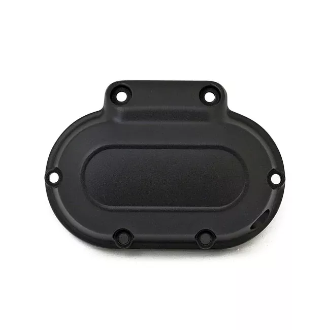 Smooth Transmission End Cap, Black Cable Clutch for Harley Davidson