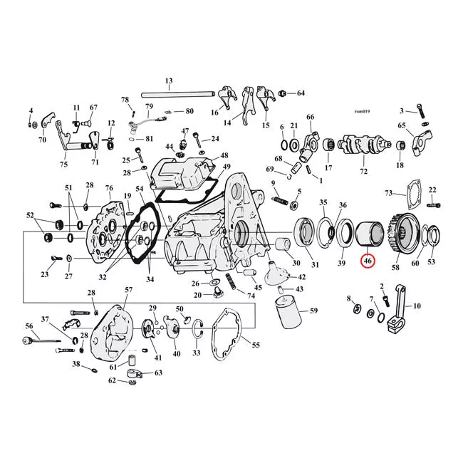 Spacer, Transmission Sprocket for Harley-Davidson