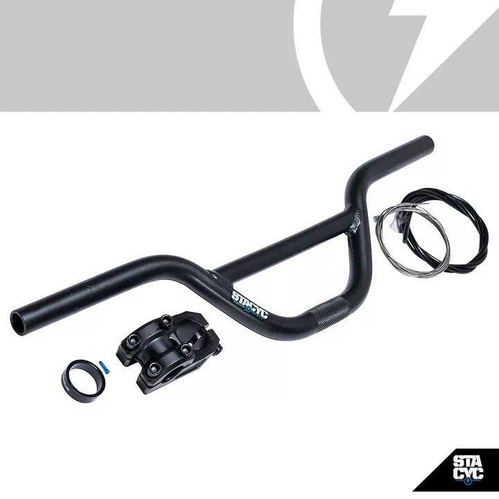 STACYC 19mm Bar Riser Kit (Black) 12/16eDRIVE