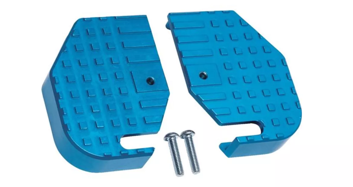 STACYC Extended Footrest (Cyan) 12/16eDrive