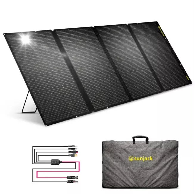 SunJack 400W ETFE Foldable Portable Solar Panel