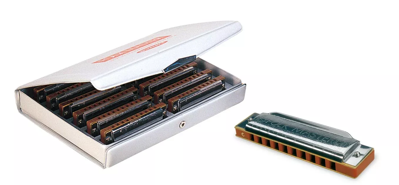 Suzuki FOLKMASTER 1072-S Set of 12 Harmonicas