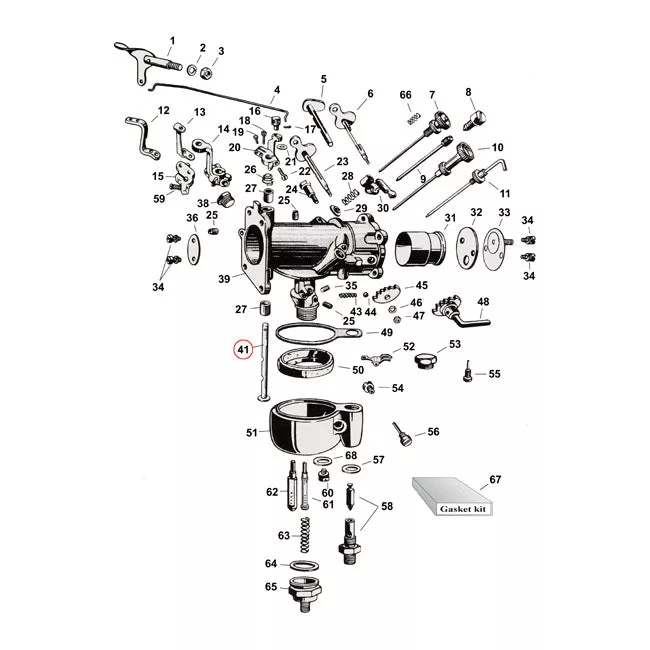 Throttle Shaft For Harley-Davidson