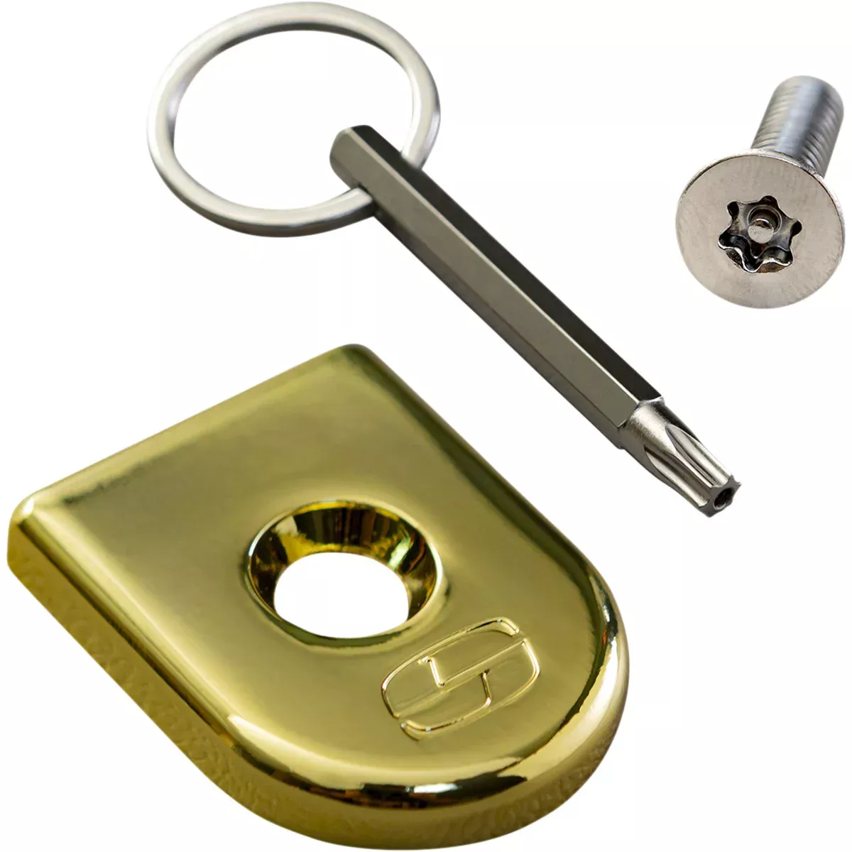 Tornillos de seguridad para el asiento