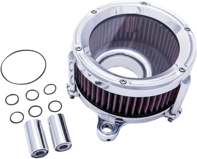 TRASK Assault Air Cleaner - Chrome - EFI TM-1021CH
