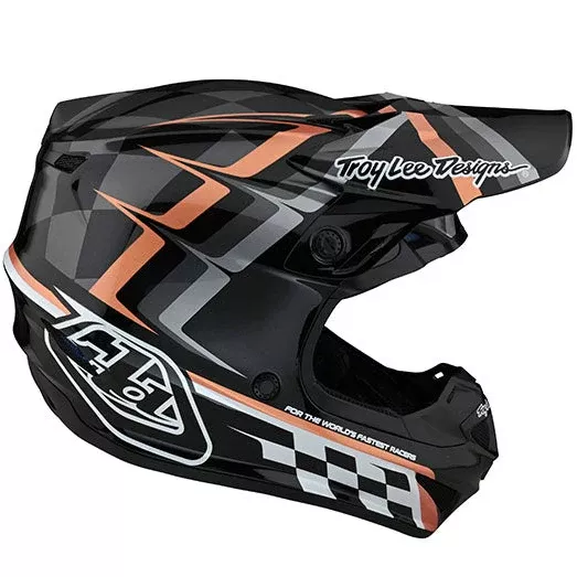 Troy Lee Designs - SE4 Polyacrylite Warped Helmet