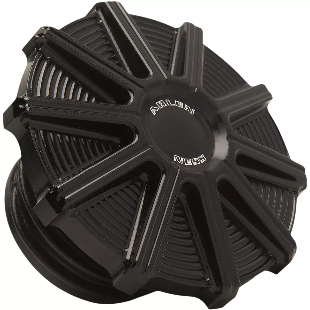 Vented Gas Caps 10G Black For Harley Davidson