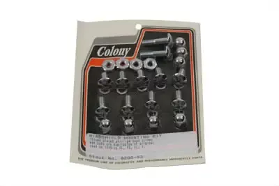 Windshield Mounting Screw Set Chrome